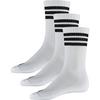 adidas 3S ESS C CRW 3P Socken Herren - white-black-black