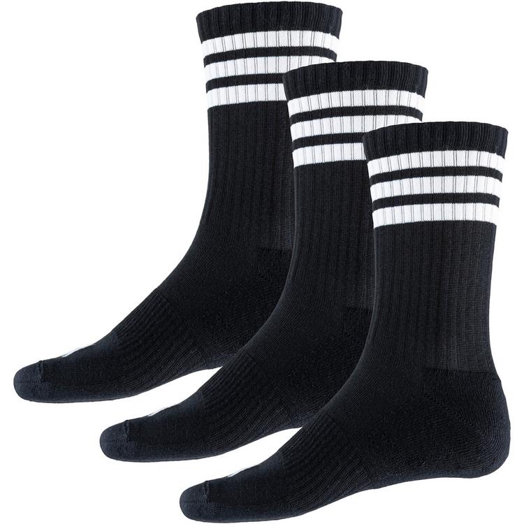 adidas adidas 3S ESS C CRW 3P Socken Herren - black-white-white - 0 | SportScheck