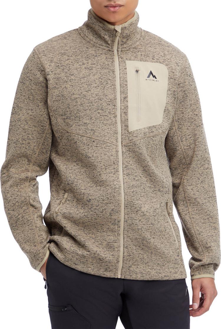 McKinley McKinley Skeena III Strickfleece Herren - melange-brown smoke - 0 | SportScheck