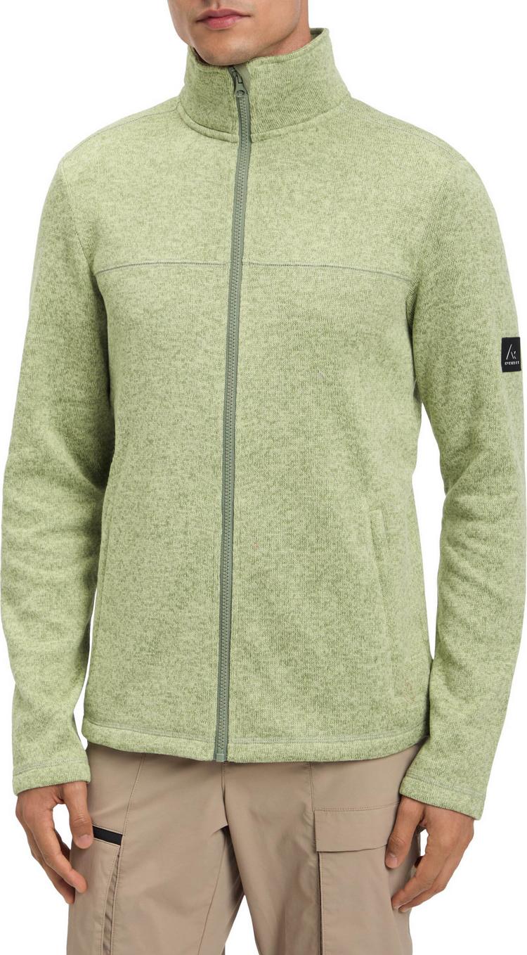 McKinley McKinley Rubin III Strickfleece Herren - melange-green smoke - 0 | SportScheck
