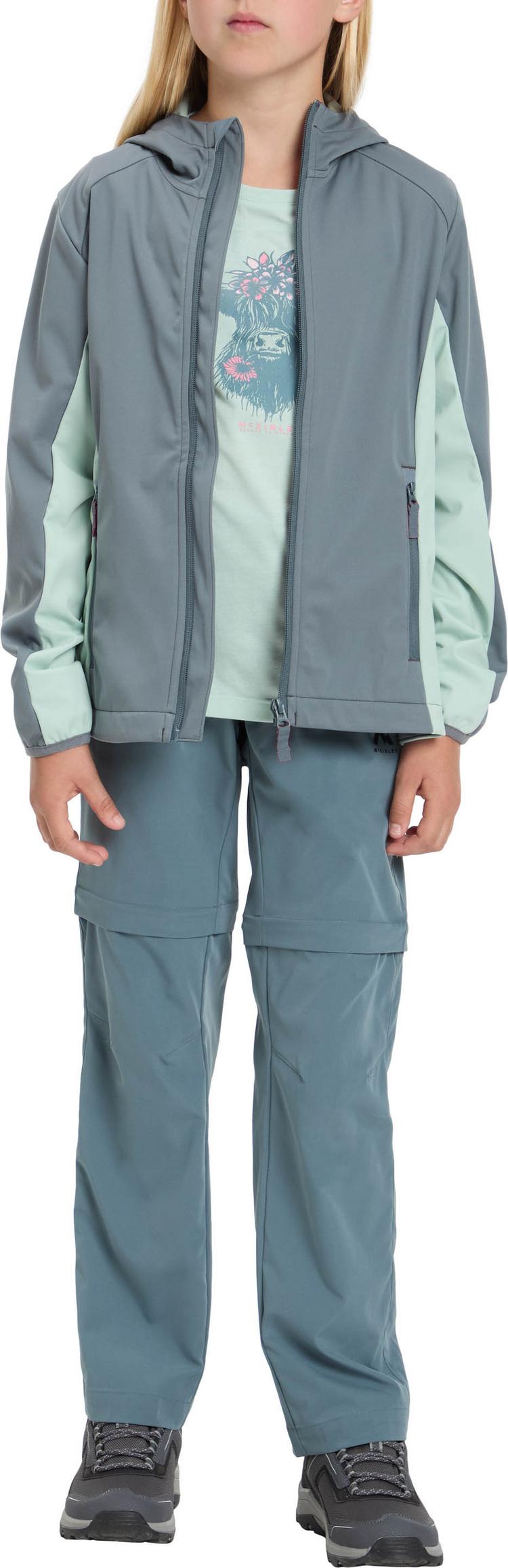 McKinley McKinley Abe LT Softshelljacke M&auml;dchen - blue petrol-mint - 2 | SportScheck