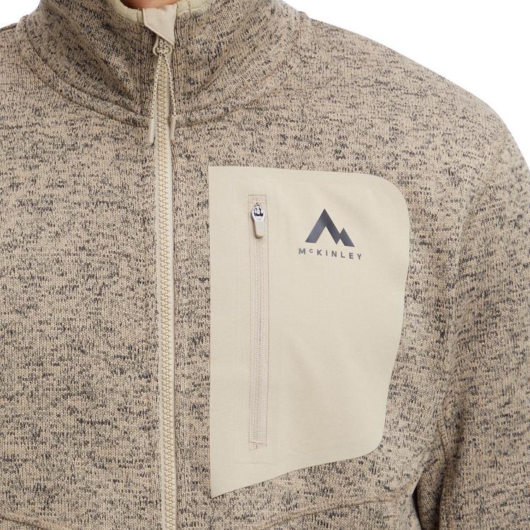 McKinley McKinley Skeena III Strickfleece Herren - melange-brown smoke - 3 | SportScheck