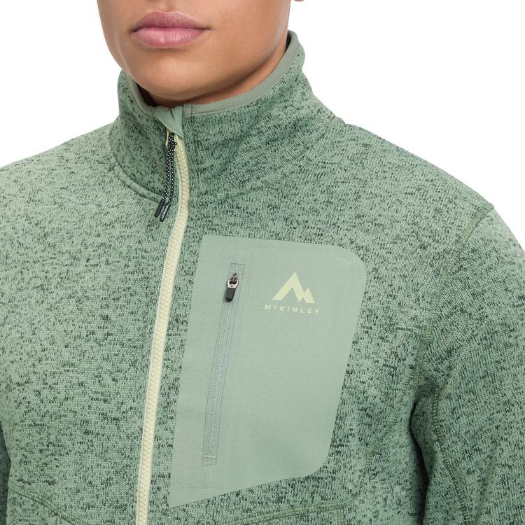 McKinley McKinley Skeena III Strickfleece Herren - melange-green smoke - 4 | SportScheck