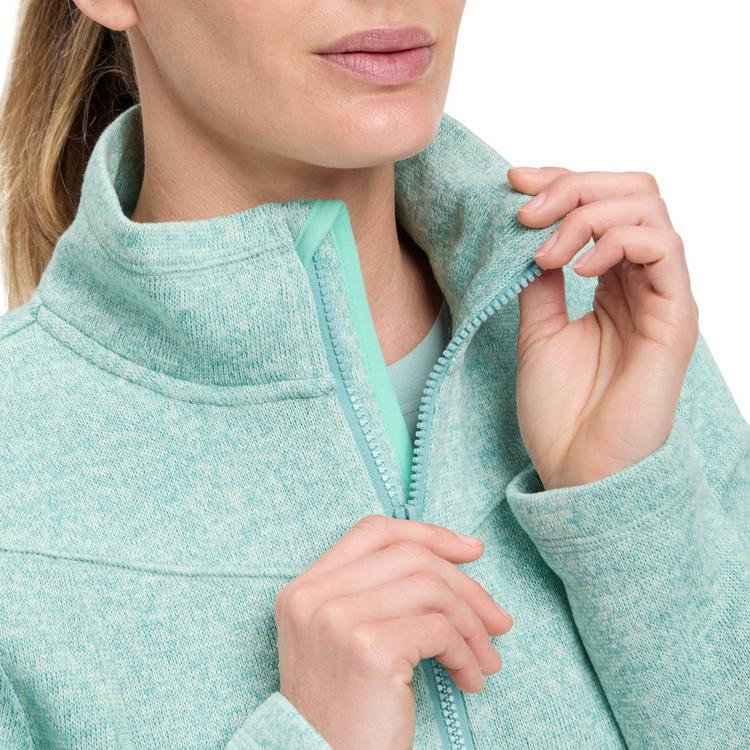 McKinley McKinley Rubin III Strickfleece Damen - melange-blue aqua - 5 | SportScheck
