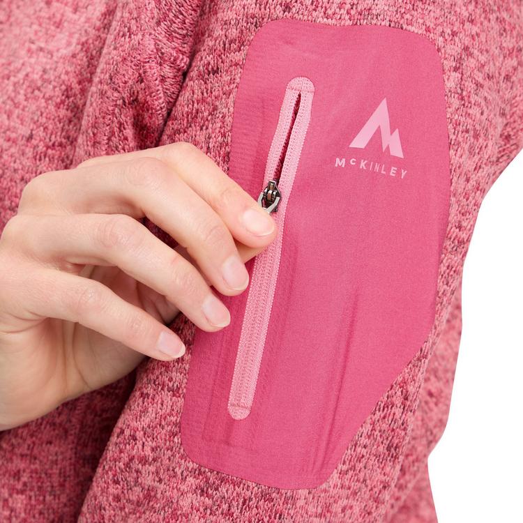 McKinley McKinley Skeena Strickfleece Damen - melange-pink dar - 6 | SportScheck