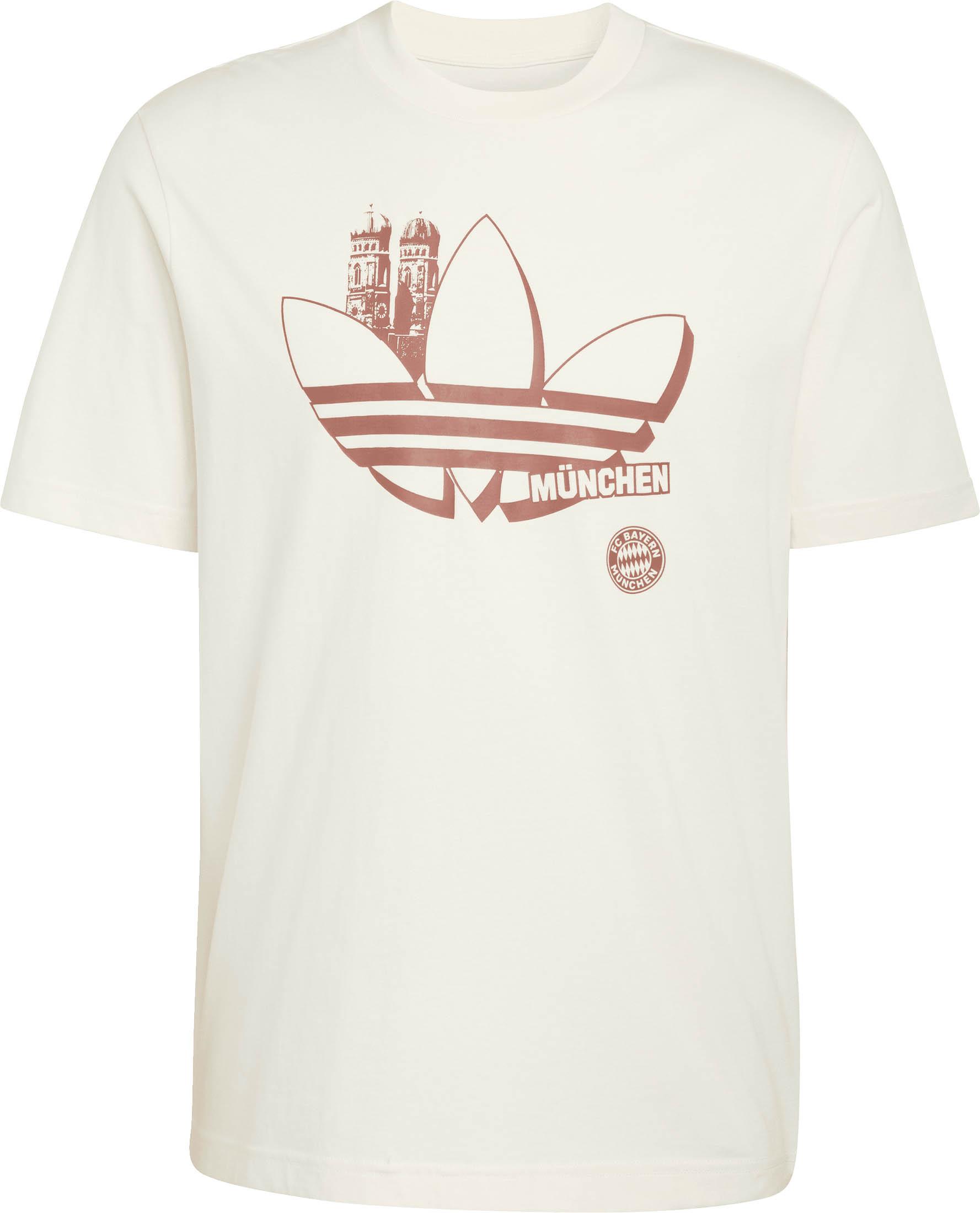Adidas T-Shirt Bayern München Baumwolle Weiss