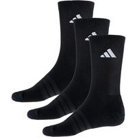 adidas C ESS CRW 3P Socken Herren - black-black-white