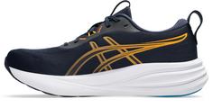 Rückansicht von ASICS GEL-PULSE 17 Laufschuhe Herren midnight-yamabuki