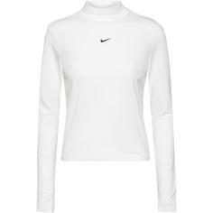 Nike Mock Langarmshirt Damen white-black