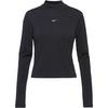 Nike Mock Langarmshirt Damen - black-white