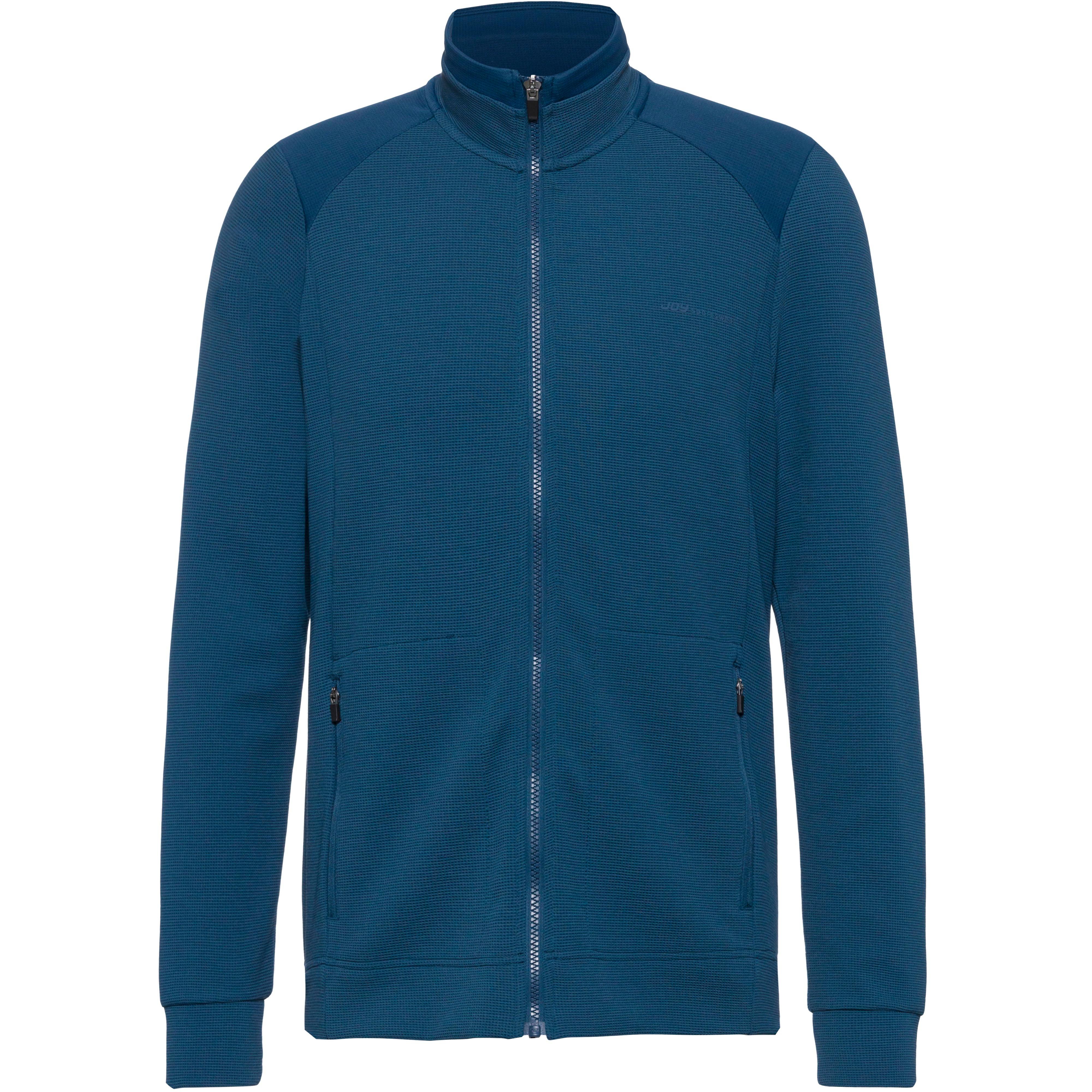 JOY sportswear Funktionsjacke Stehkragen Reißverschlusstaschen Polyester-Lyocell-Elastan Blau