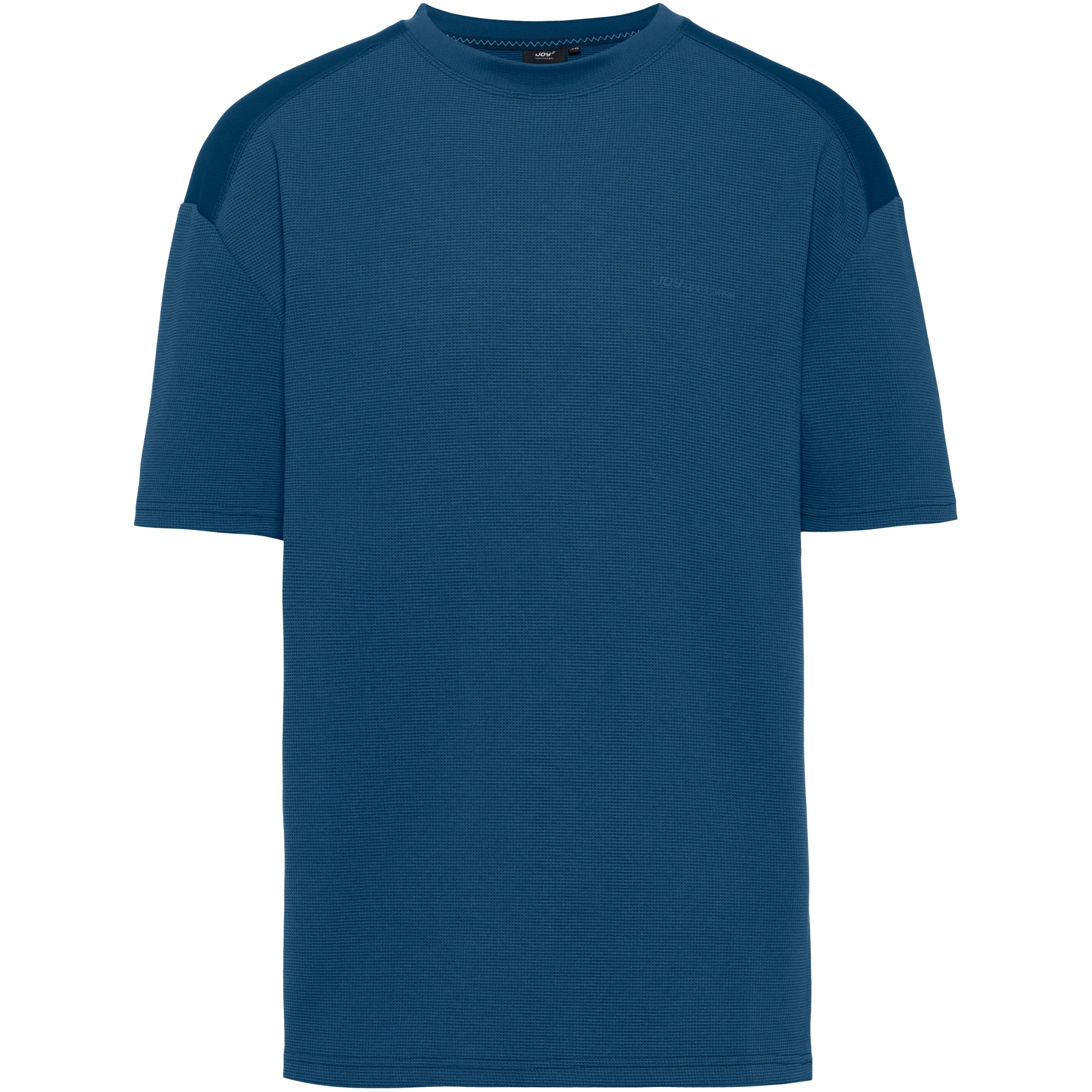 JOY sportswear Funktionsshirt Rundhalsausschnitt Raglanärmel Polyester-Lyocell-Elastan Blau