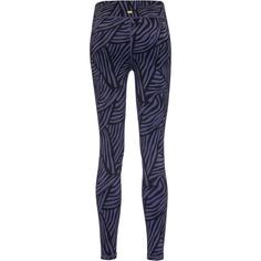 Rückansicht von VENICE BEACH KEEVA Tights Damen aop line art blue mussel