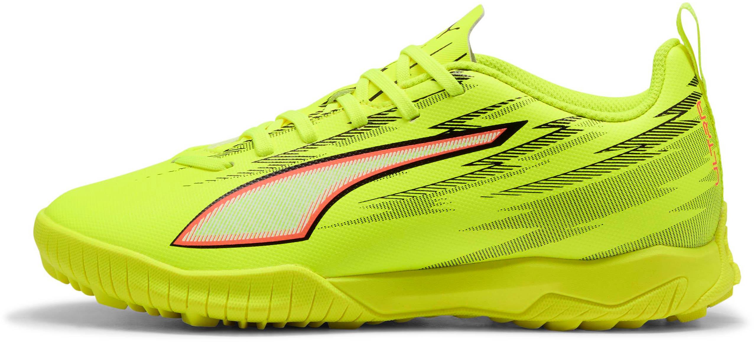 PUMA ULTRA 6 PLAY TT Jr Fu&szlig;ballschuhe Kinder - yellow alert-puma black-glowing red-lime squeeze