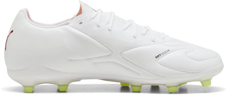 PUMA PUMA KING 20 MATCH FG-AG Fu&szlig;ballschuhe Herren - puma white-glowing red-yellow alert - 0 | SportScheck