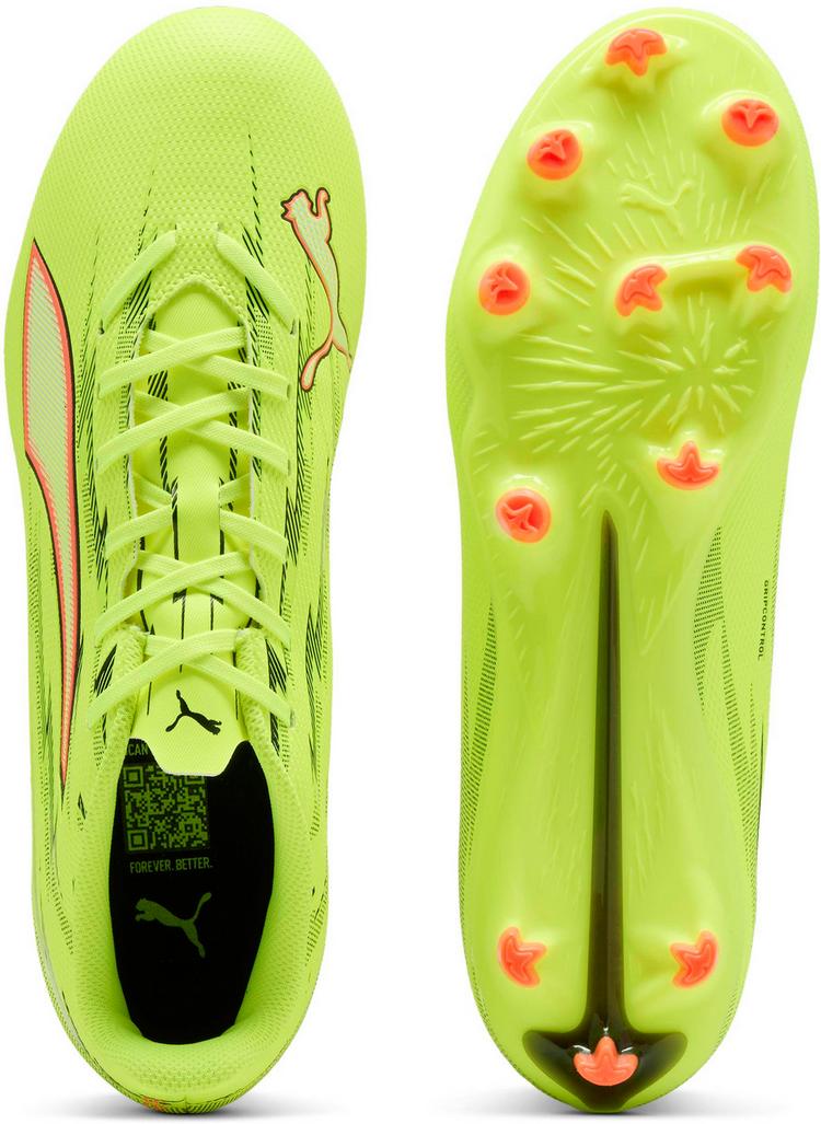 PUMA PUMA ULTRA 6 PLAY FG-AG Fu&szlig;ballschuhe Herren - yellow alert-puma black-glowing red-lime squeeze - 1 | SportScheck