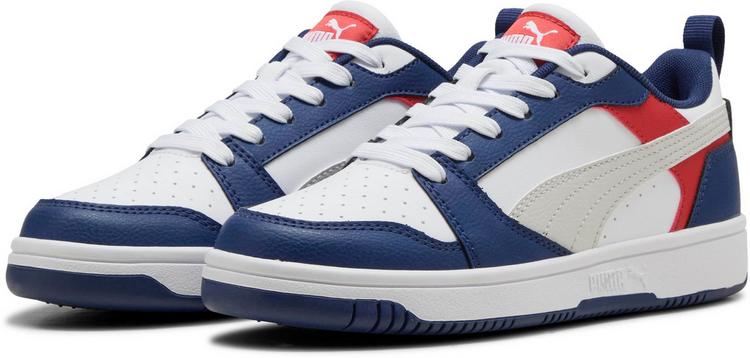 PUMA PUMA Rebound V6 Jr. Sneaker Kinder - blue jewel-feather gray-puma white - 2 | SportScheck