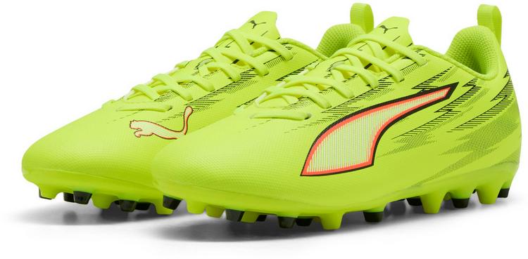 PUMA PUMA ULTRA 6 PLAY MG JR Fu&szlig;ballschuhe Kinder - yellow alert-puma black-glowing red-lime squeeze - 2 | SportScheck