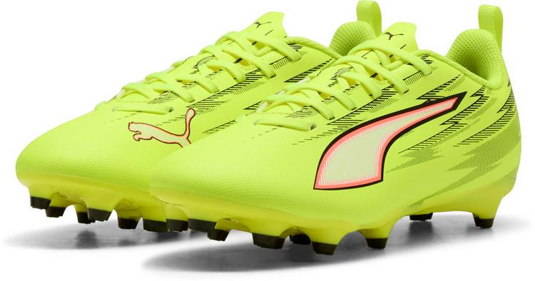 PUMA PUMA ULTRA 6 PLAY FG-AG Jr Fu&szlig;ballschuhe Kinder - yellow alert-puma black-glowing red-lime squeeze - 2 | SportScheck