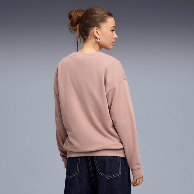 PUMA PUMA ESS Small No. 1 Logo Relaxed Crew TR Sweatshirt Damen - sandstone - 1 | SportScheck