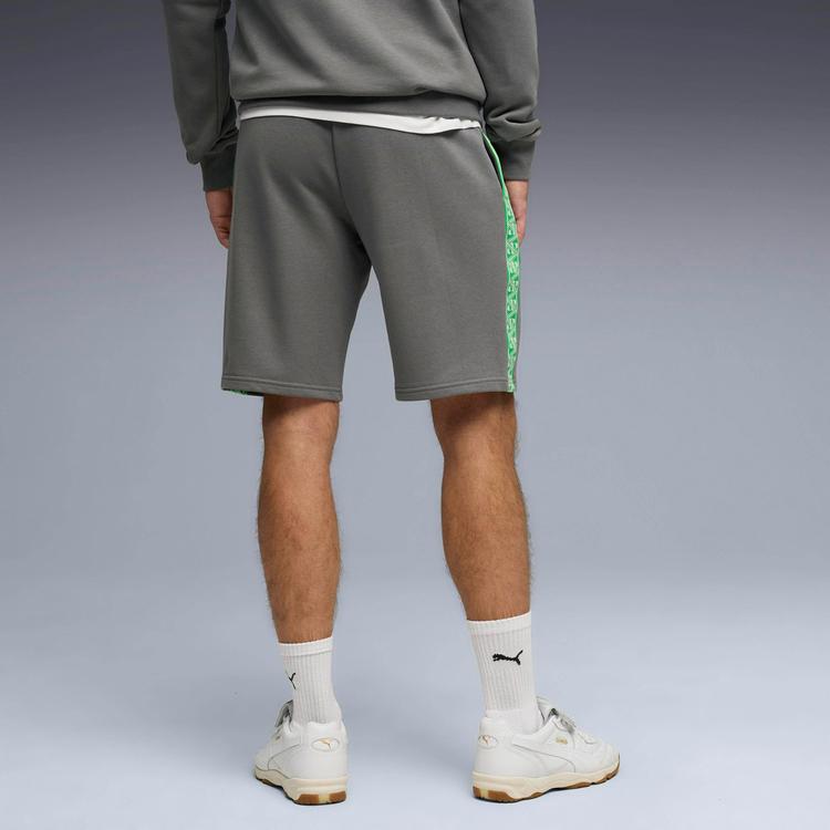 PUMA PUMA Borussia M&ouml;nchengladbach King Sweatshorts Herren - flat medium gray-puma green - 1 | SportScheck