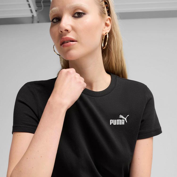 PUMA PUMA Essentiell T-Shirt Damen - puma black - 2 | SportScheck