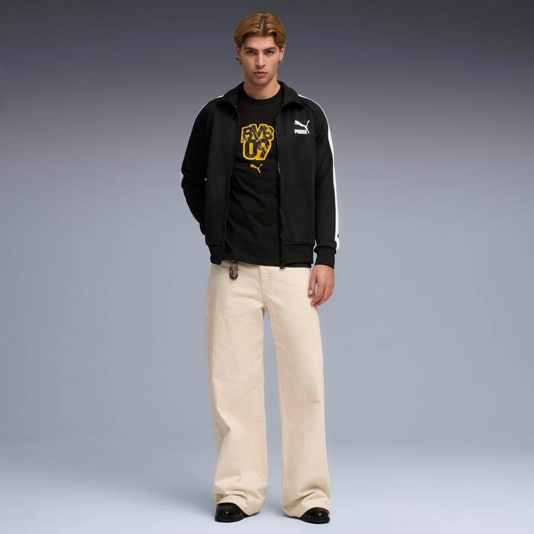 PUMA PUMA BVB FtblCulture T-Shirt Herren - puma black-faster yellow - 2 | SportScheck