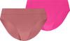 PUMA 3D KNIT SPORT BRIEFS 2P Unterhose Damen - dusty pink-pink