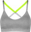 PUMA 3D KNIT SPORT TRIANGLE TOP BH Damen - grey melange