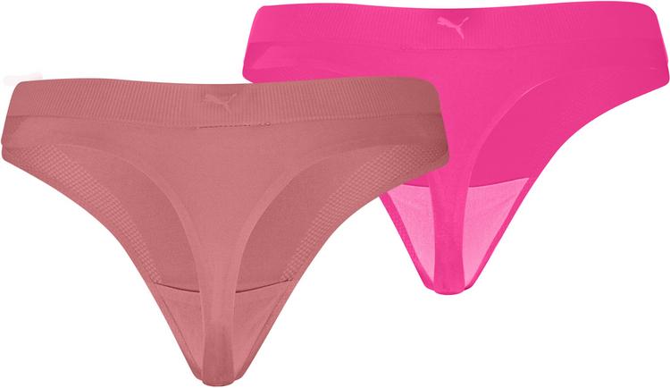 PUMA PUMA 3D KNIT SPORT STRINGS 2P Unterhose Damen - dusty pink-pink - 0 | SportScheck