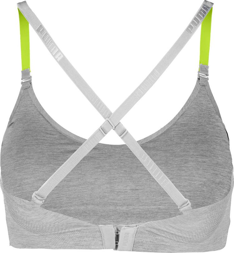PUMA PUMA 3D KNIT SPORT TRIANGLE TOP BH Damen - grey melange - 0 | SportScheck