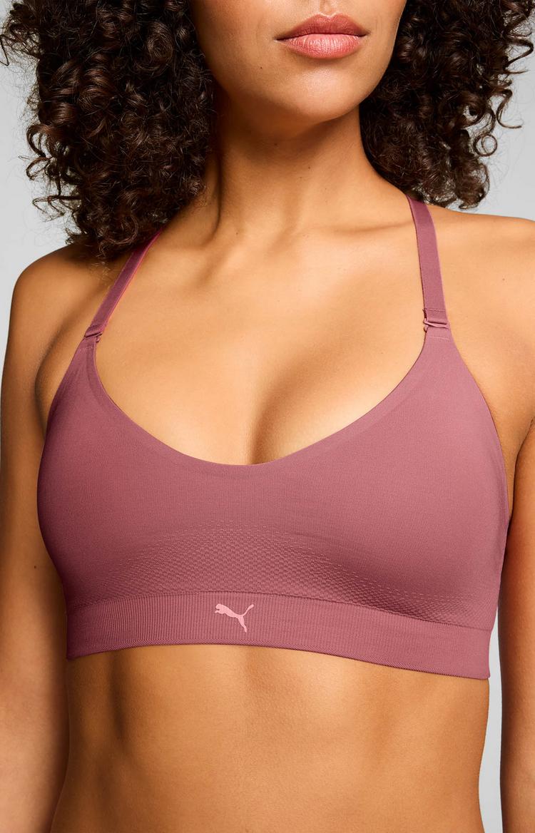 PUMA PUMA 3D KNIT SPORT TRIANGLE TOP BH Damen - dusty pink - 2 | SportScheck