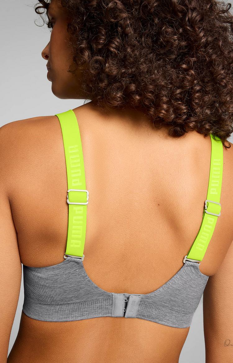 PUMA PUMA 3D KNIT SPORT TOP BH Damen - grey melange - 3 | SportScheck