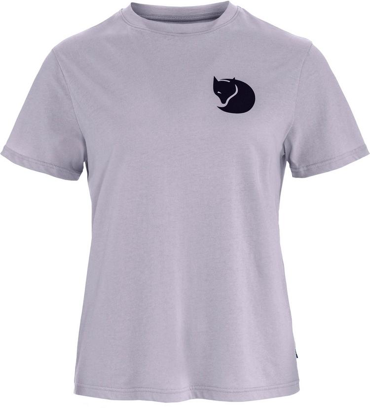 FJ&Auml;LLR&Auml;VEN FJ&Auml;LLR&Auml;VEN Fox Boxy Logo T-Shirt Damen - lavender mist - 0 | SportScheck