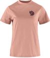 FJ&Auml;LLR&Auml;VEN Fox Boxy Logo T-Shirt Damen - dusty rose