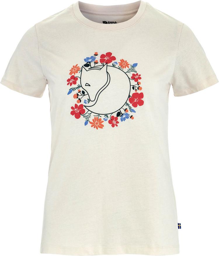 FJ&Auml;LLR&Auml;VEN FJ&Auml;LLR&Auml;VEN Fj&auml;llblomster Fox T-Shirt Damen - chalk white - 0 | SportScheck