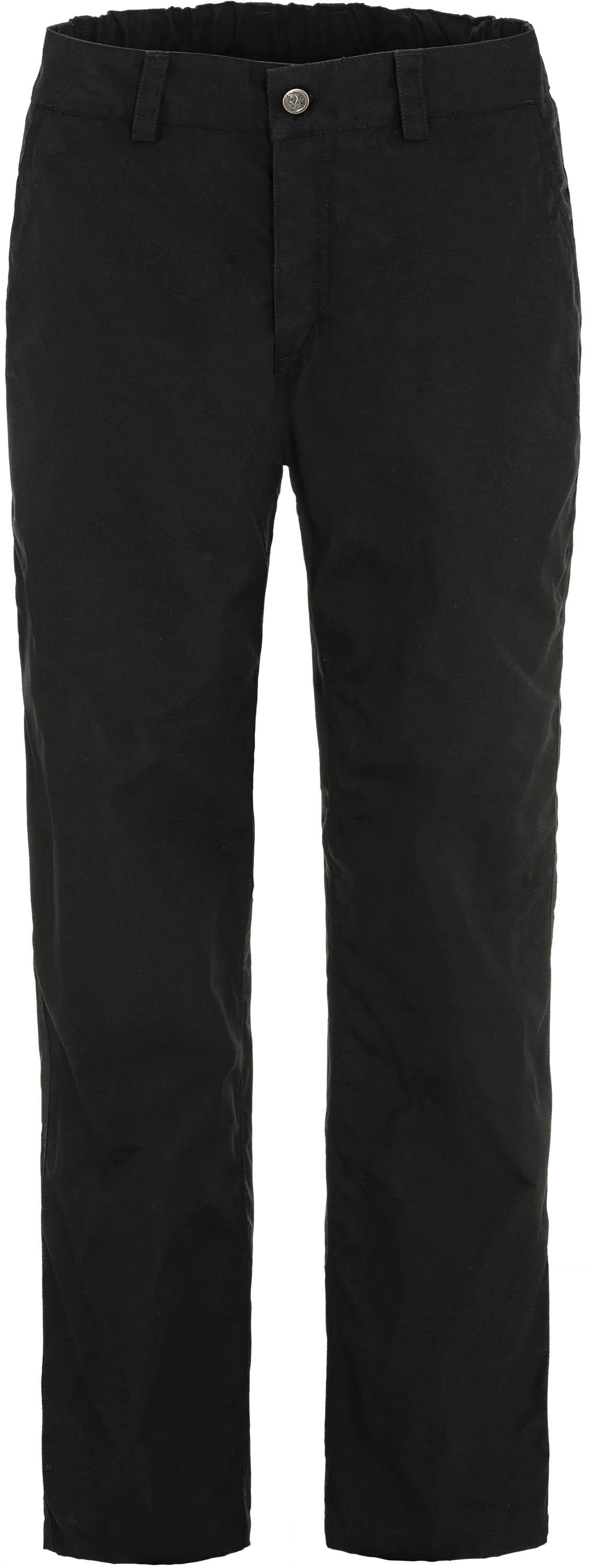 Fjällräven Funktionshose Relaxed Stretch Polyester-Baumwolle Schwarz