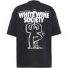 Another Cotton Lab White Wine Society T-Shirt - black