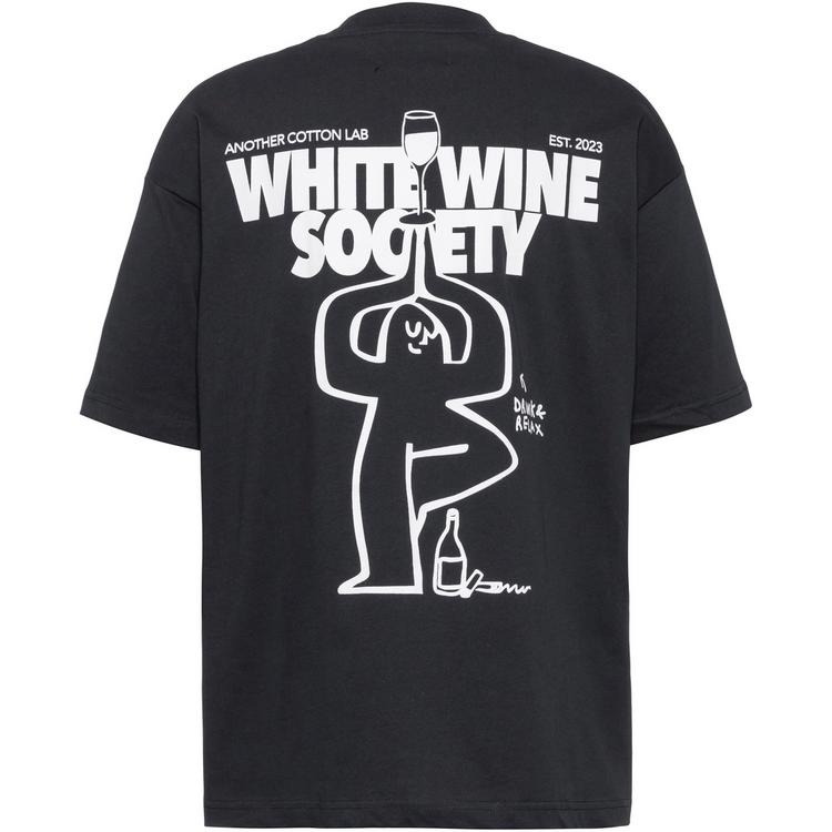 Another Cotton Lab Another Cotton Lab White Wine Society T-Shirt - black - 0 | SportScheck