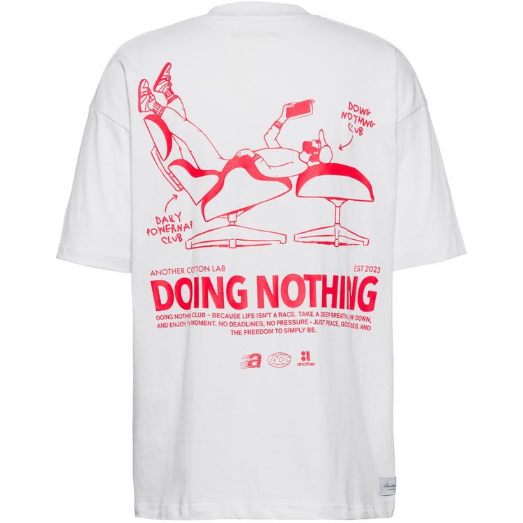 Another Cotton Lab Another Cotton Lab Doing Nothing T-Shirt - white - 0 | SportScheck