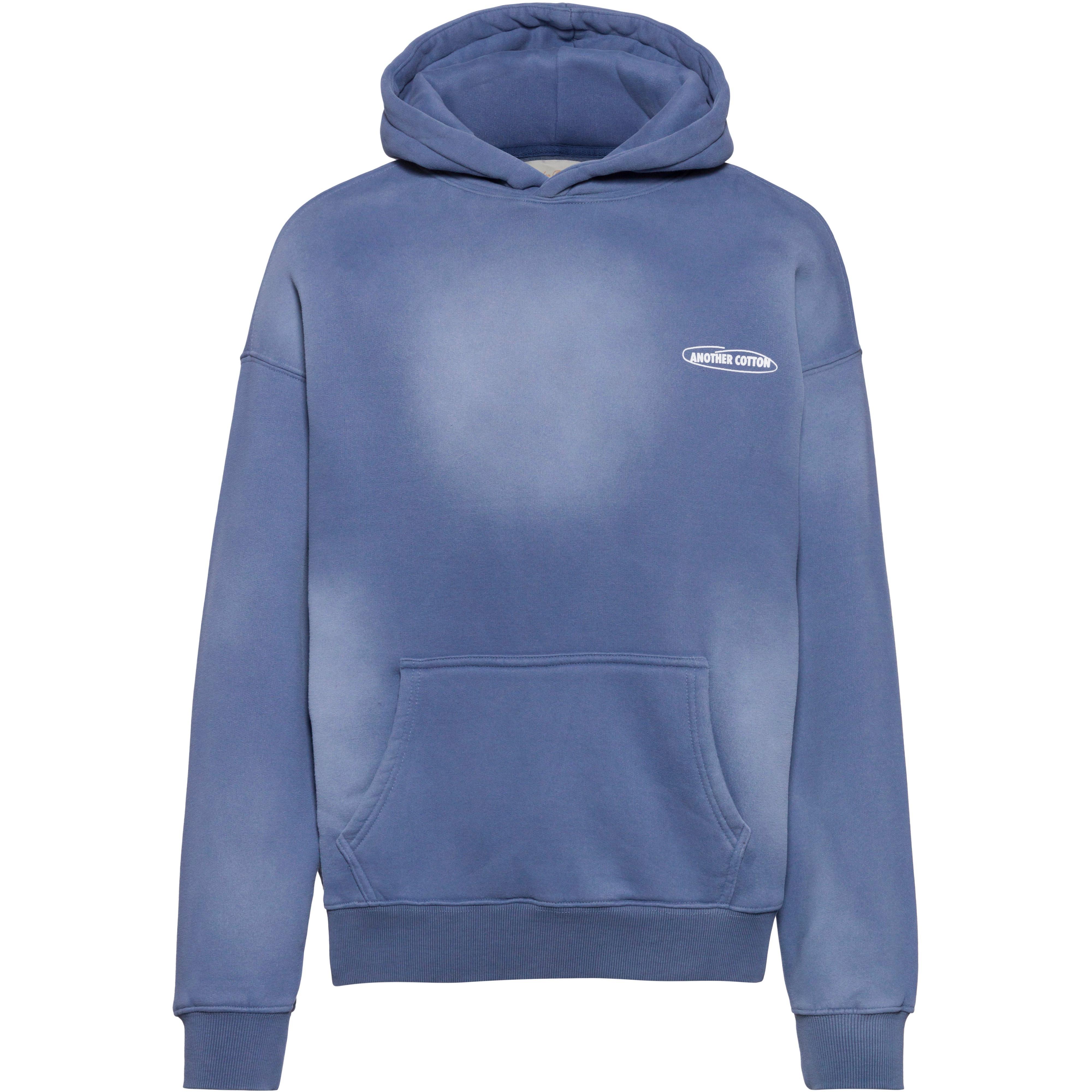 Another Cotton Lab Hoodie Apres Ski Society Kapuze Baumwolle-Polyester Blau