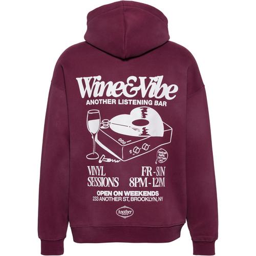 Another Cotton Lab Wine Vibe Hoodie