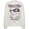 Another Cotton Lab Wine Vibe Langarmshirt - white