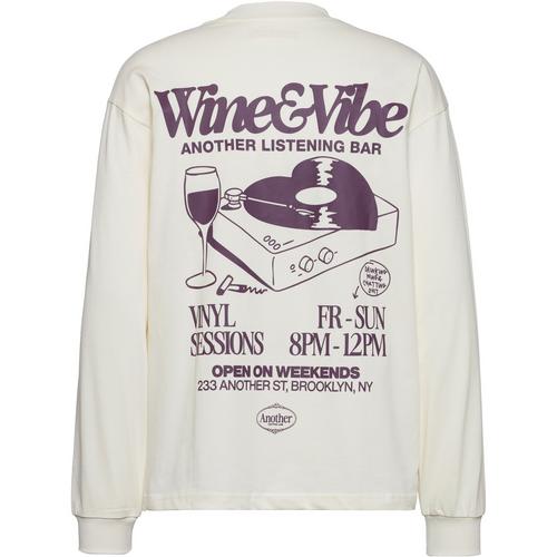 Another Cotton Lab Wine Vibe Langarmshirt
