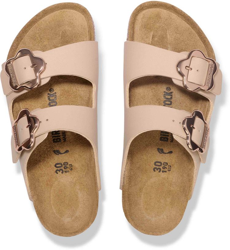 Birkenstock Birkenstock Arizona Flower Buckle Sandalen M&auml;dchen - sandcastle - 0 | SportScheck