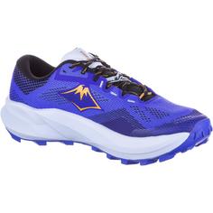 Rückansicht von ASICS TRABUCO 14 Trailrunning Schuhe Herren cobalt burst-sandstorm