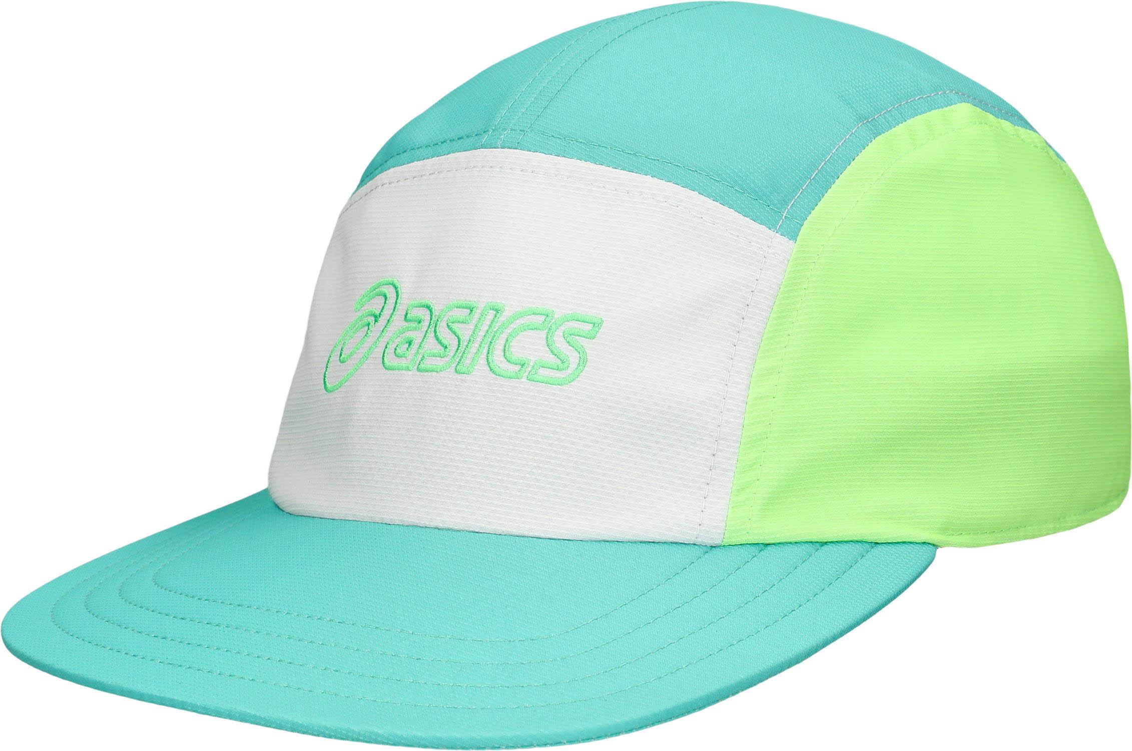 ASICS Cap Gerader Schirm Logostickerei Schwarz