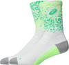 ASICS PERFORMANCE RUN SOCK CREW Socken - brilliant white-illum. green-vital green