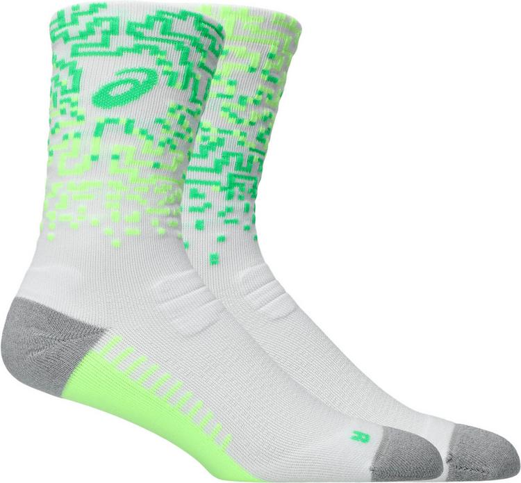 ASICS ASICS PERFORMANCE RUN SOCK CREW Socken - brilliant white-illum. green-vital green - 0 | SportScheck