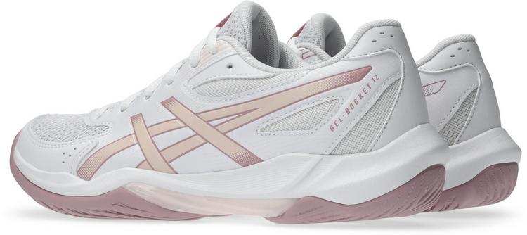 ASICS ASICS GEL-ROCKET 12 Hallenschuhe Damen - white-pearl pink - 3 | SportScheck